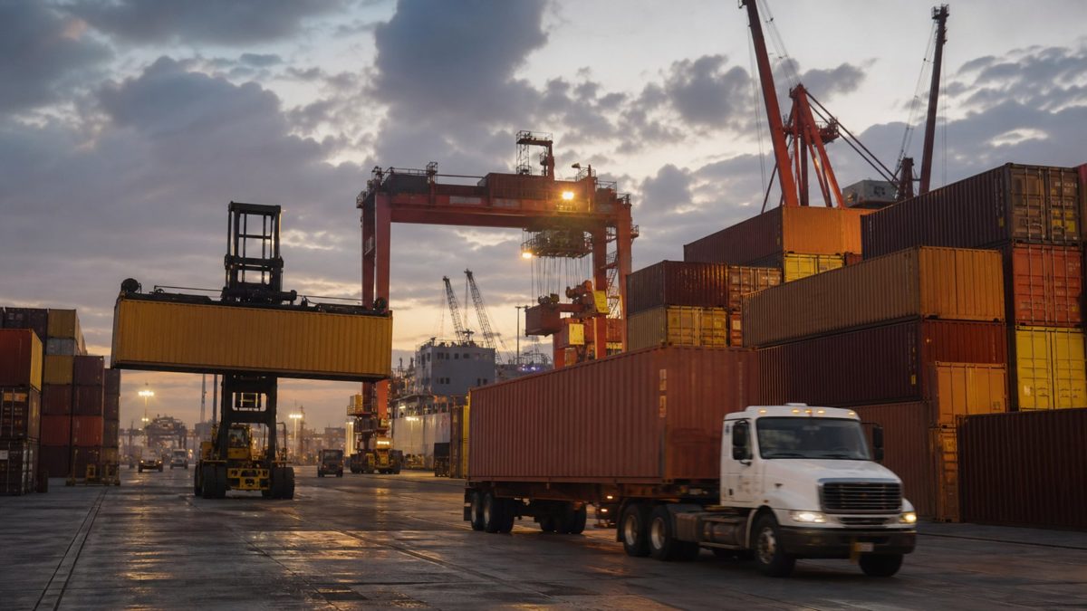 Containers off the ship and to your door